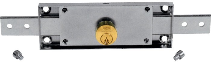 SERRATURA CENTRALE PER SERRANDA SARACINESCA 8231 viro CON CILINDRO D. 25 mm