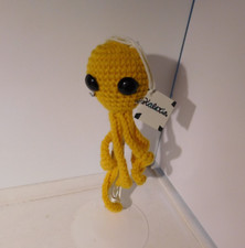 Jellyfish toy - Original Design and hand crocheted by Xalaxia - stand not includ