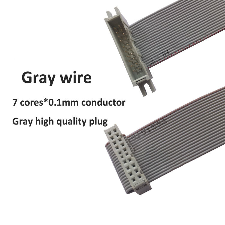 FC ExtensionJTAG CablesAVR DownloadIDC CablesMale/Female Gray or