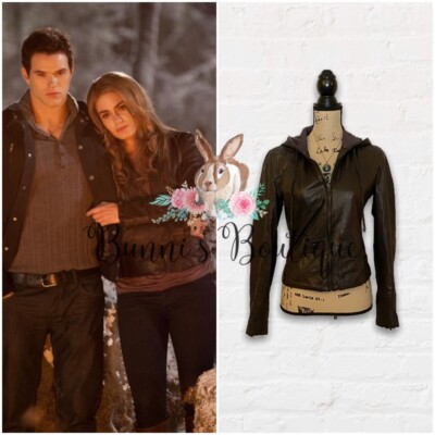 Rosalie Hale's Lucky Brand Hooded Leather Jacket Twilight
