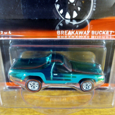 Hot Wheels RLC Real Riders Breakaway Bucket 923/3000 Aqua Redline