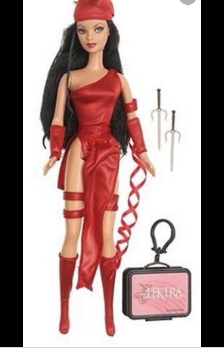 Barbie as Elektra Doll from 2005 by Mattel # H1699 Marvel
