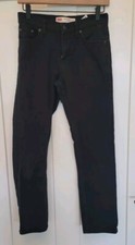 boys black levis jeans Size 14 27x27 502 Regular Taper