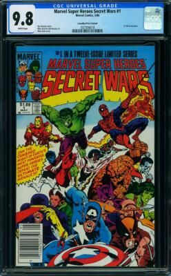Marvel Super Heroes Secret Wars #1 CGC 9.8 ~CANADIAN PRICE VARIANT