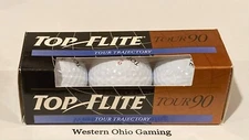 Spalding Top Flite Tour 90 Golf Ball Box NEW Tour Trajectory Balls
