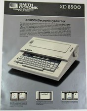 1987 Smith Corona Advertisement Electronic Typewriter XD 8500 Dealer Brochure thumbnail