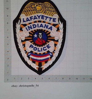 Indiana Lafayette Police Department USA Patch Polizei Abzeichen Sheriff obsolet