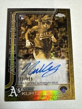 2025 Topps Gilded Collection Nick Kurtz Cast In Gold Auto /199 RC A’s 🔥