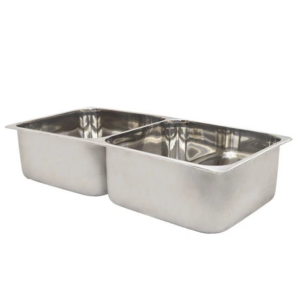 Fregadero doble barco Scandvik 10229 | Cruceros yates 26 3/8 x 12 3/4 pulgadas Foto 3 de 4