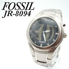 Battery Replaced. FOSSIL BIG TIC Watch Analog digital TV JR-8094. Working