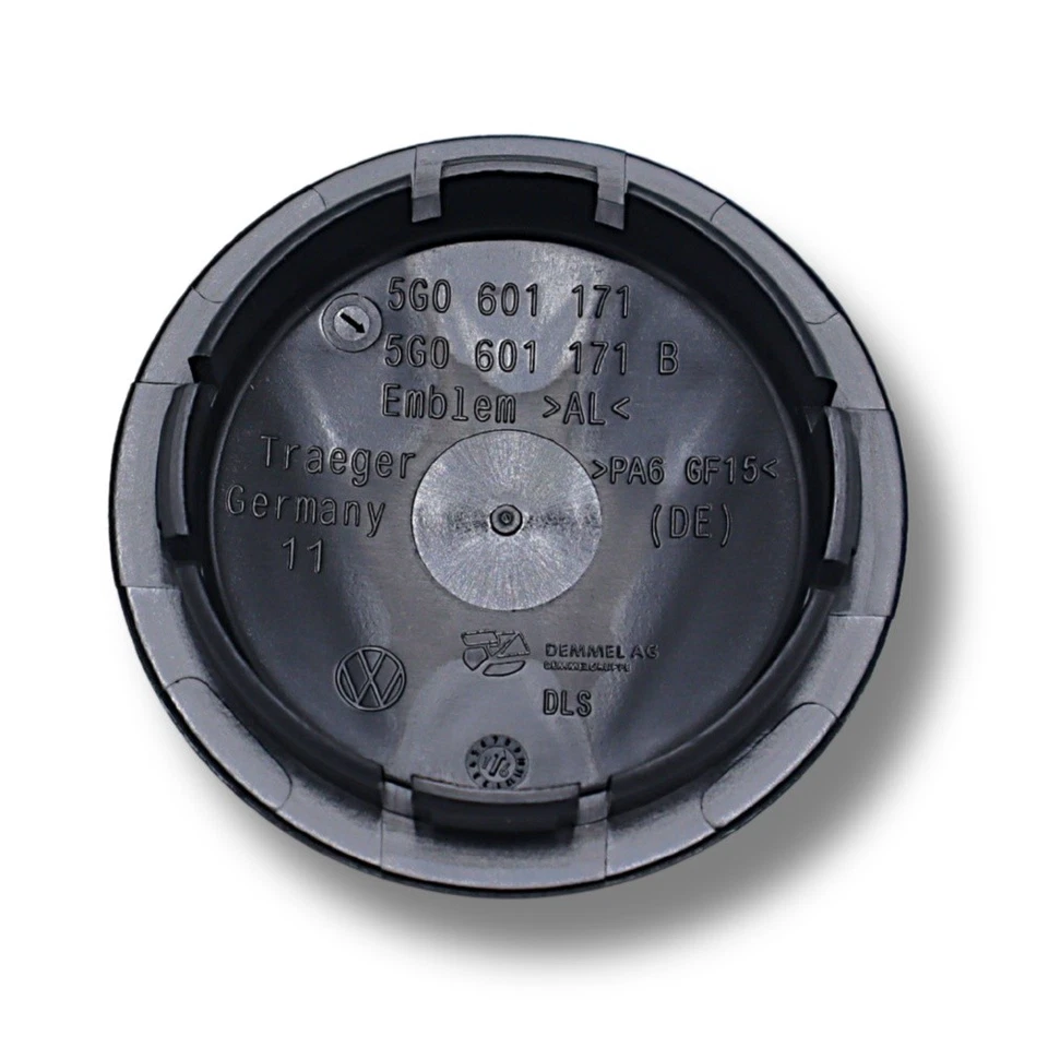 Original VW Golf, Variant, T-Roc Zierkappe Zierblende Rot/Chrom 5G0601171B LYC - Bild 2 von 2