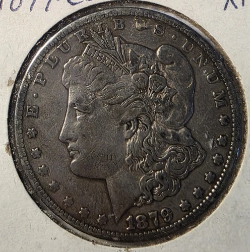 1879-CC Morgan Silver Dollar XF  Better Date Carson City EF