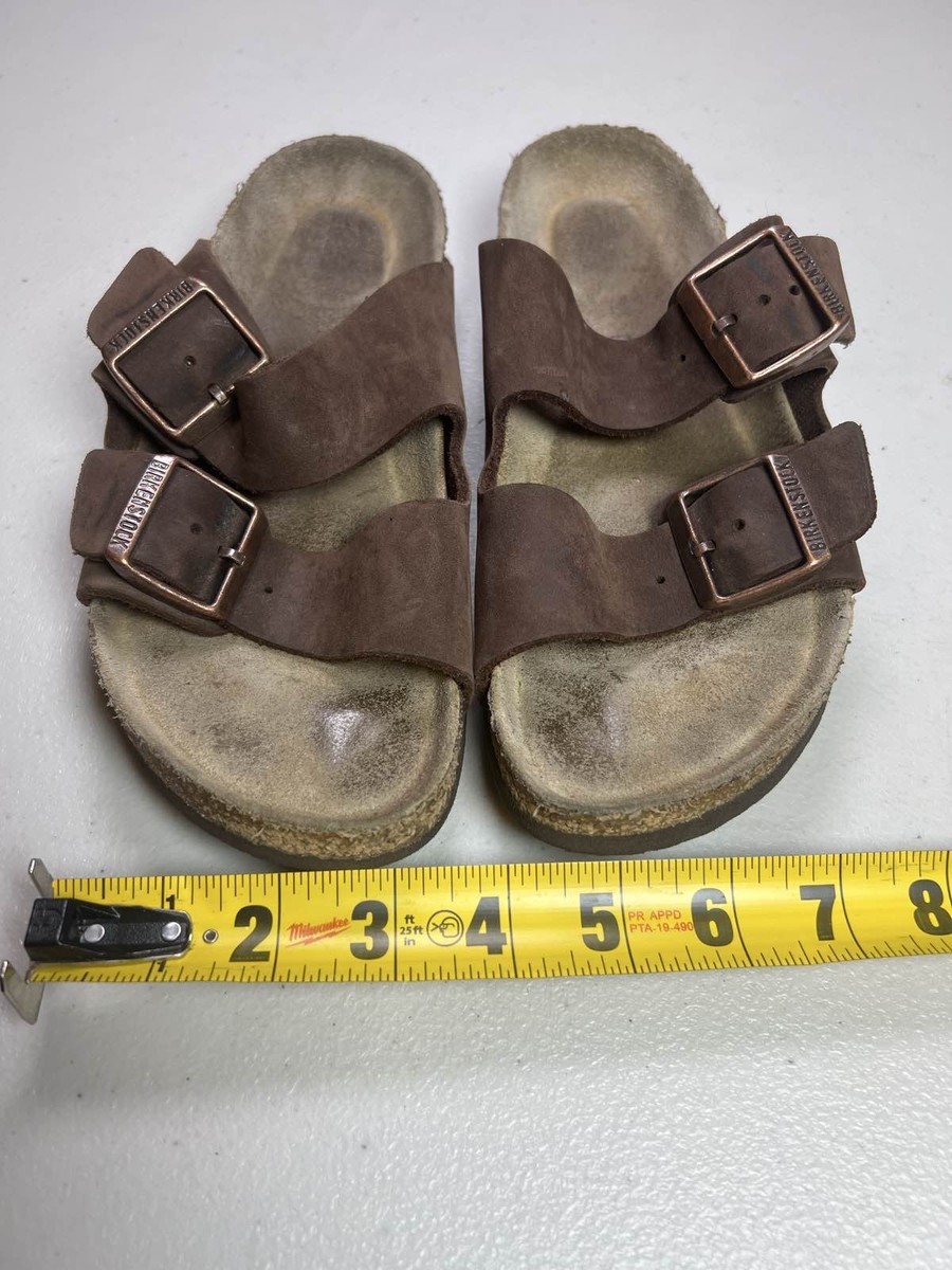 Birkenstock Arizona Mocha Brown Oiled Leather Sandals EU37-45 Unisex Birkenstock Arizona Mocha Brown Oiled Leather Sandals EU37  main image 3