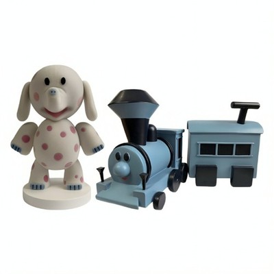 The Ashton-Drake Galleries Rudolph the Reindeer #8 Misfit Train & Elephant 6''