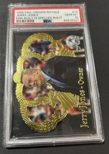 1995 Pacific Crown Royale #12 Error Card Jerry Jones RC PSA 10 HTF RARE LOW POP