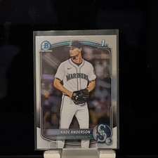 Bowman Draft 2025 Kade Anderson #BDC-3 Chrome Rookie Seattle Mariners