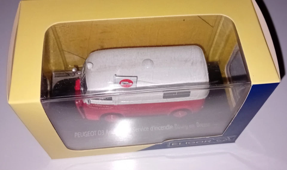 Eligor 1/43 Peugeot D3 Ambulance Pompiers - Photo 3/3