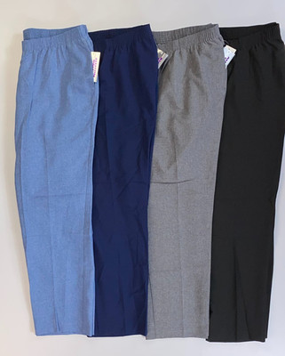 Women's Plus Size Allison Daley Feathertouch Polyester Classic Pull On Pants 