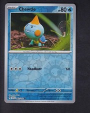 Chewtle 43/142 Common Stellar Crown Pokemon Reverse Holo Near Mint