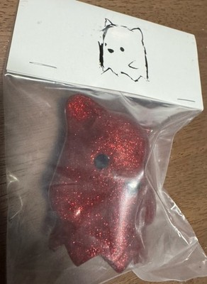 Luke Chueh Ghost Bear RED GLITTER Variant Colorway