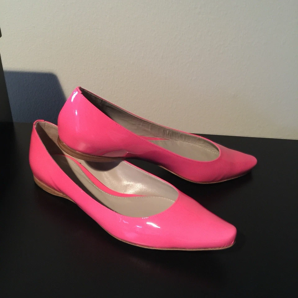 Nuevo Auténtico Jil Sander Ballet Pisos Rosa, EE. UU. 6,5 Foto 4 de 4