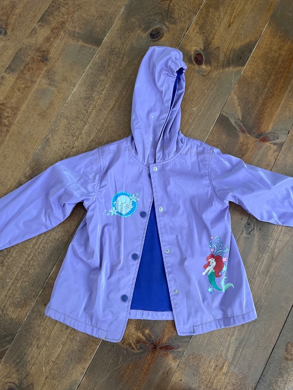 rain coat disney girls vintage 2008