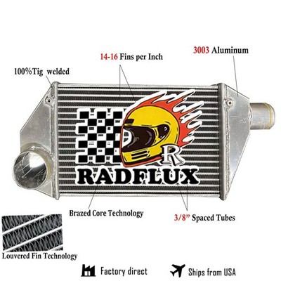 2 Row Universal 1320 SFWD intercooler Forward Facing IC1 1000hp High Performance