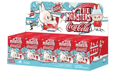 Popmart - THE MONSTERS - Coca-Cola Series Blind Box(10pc) LABUBU Whole Set Neu
