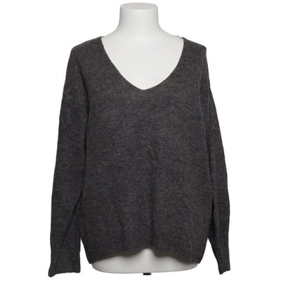 H&M, Strickpullover, Größe: S, Grau, Elasthan/Polyester/Wolle, Feinstrick #Npc