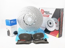 FOR AUDI RS7 19-23 PAIR FRONT PERFORMANCE BRAKE DISCS BRAKE PADS 4K0615301Q/S/R