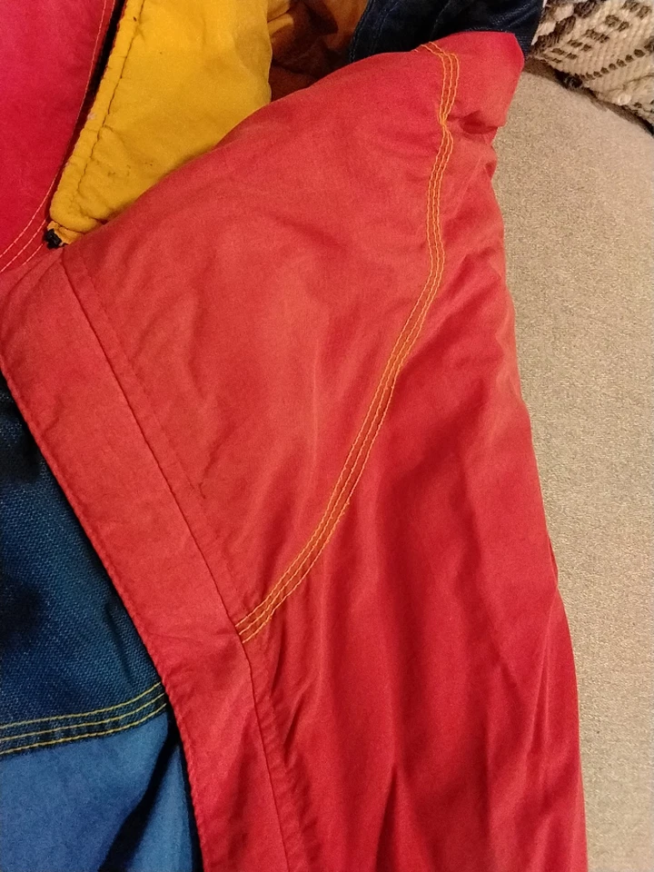 Chaqueta acolchada vintage Starter Color Block grande Foto 4 de 4