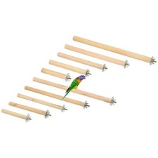 Parrot Perch, Wooden Parrot Perch Stand Toy, 10 Sizes Wood Color, 10 Pcs 