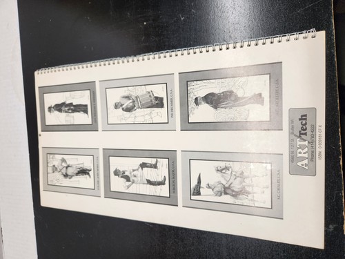 American Commemorative 1991 Calendar Days of Glory Civil War - Spiralbound - Bild 3 von 9