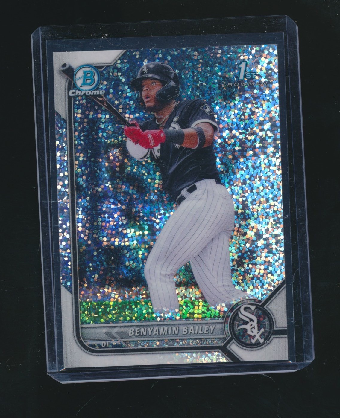 BENYAMIN BAILEY 2022 BOWMAN CHROME 1ST SPECKLE REFRACTOR RC 012/299 #BCP-8