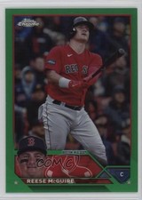 2023 Topps Chrome Update Green Refractor 28/99 Reese McGuire #USC58 19b0