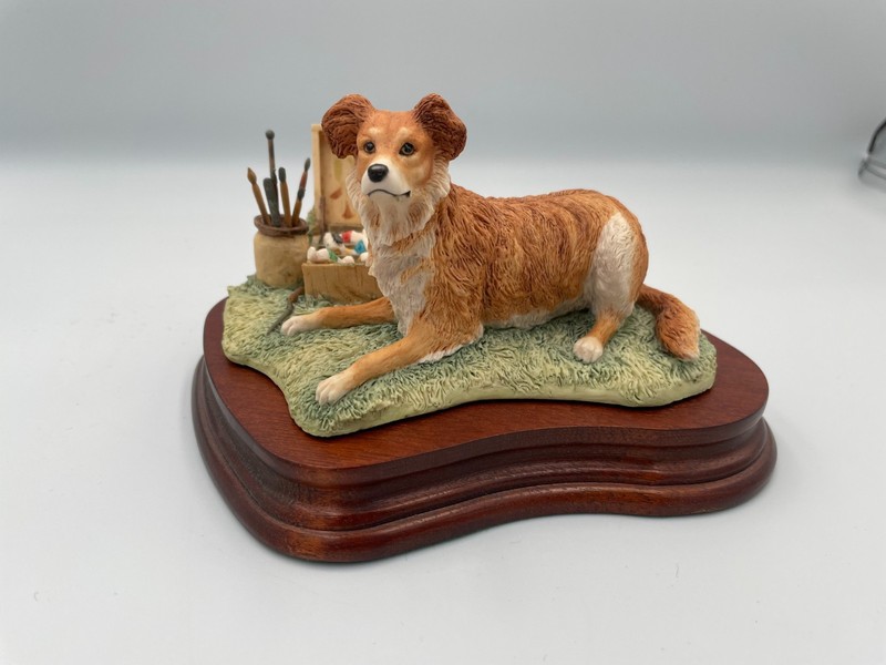 Collie Figurine Schmid Lowell Davis Border Fine Arts