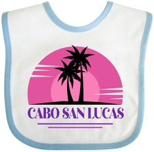 Inktastic Cabo San Lucas Baby Bib Travel Mexico Clothing Beach Infant