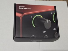 Focusrite Scarlett Solo 4th Gen USB Audio Interface