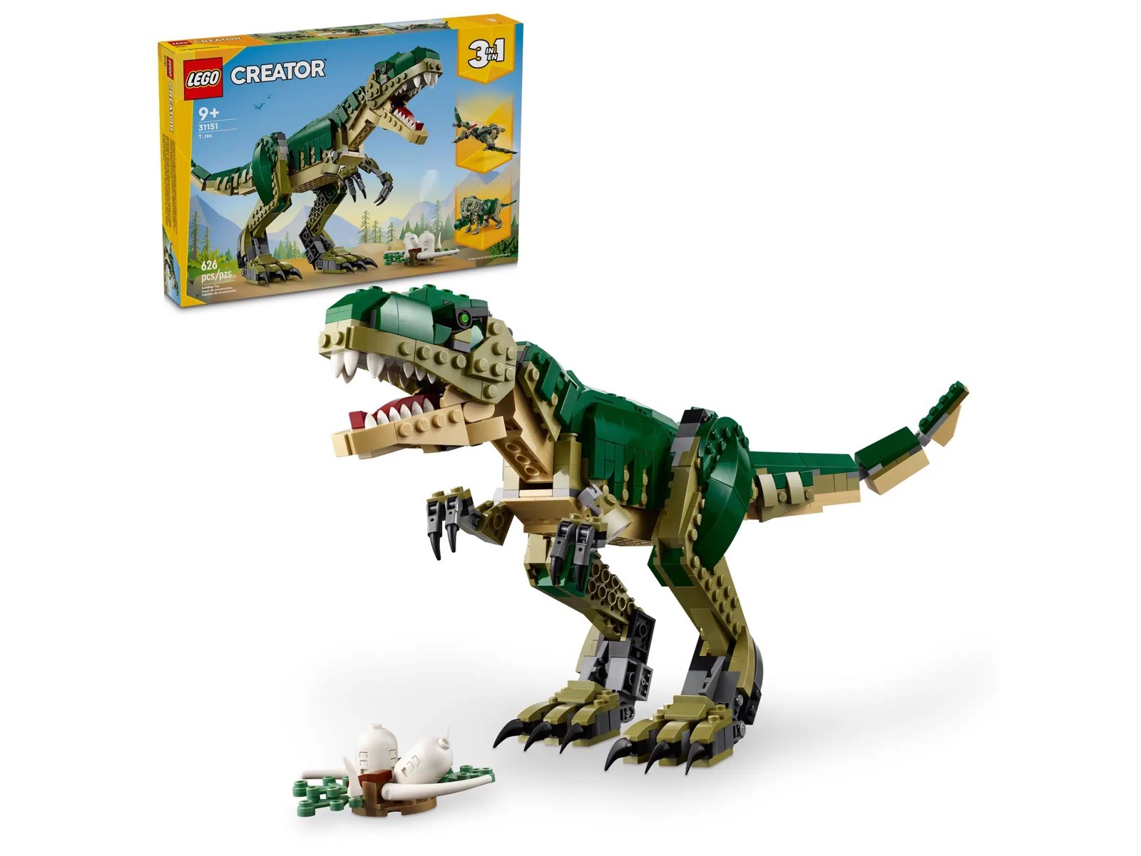 Lego Unisex Creator 3In1 T Rex Toy Dinosaur Set - Image 3