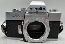 Silver Minolta SRT 102 35mm Film SLR Camera Body Only - Tested