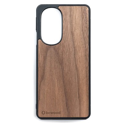 Handyhülle für Motorola Edge 30 Pro Bewood Amerikanischer Nussbaum Holzhülle