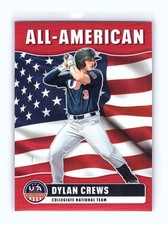2026 Panini Prizm MLB - All-American Dylan Crews #9 Red /199 - USA