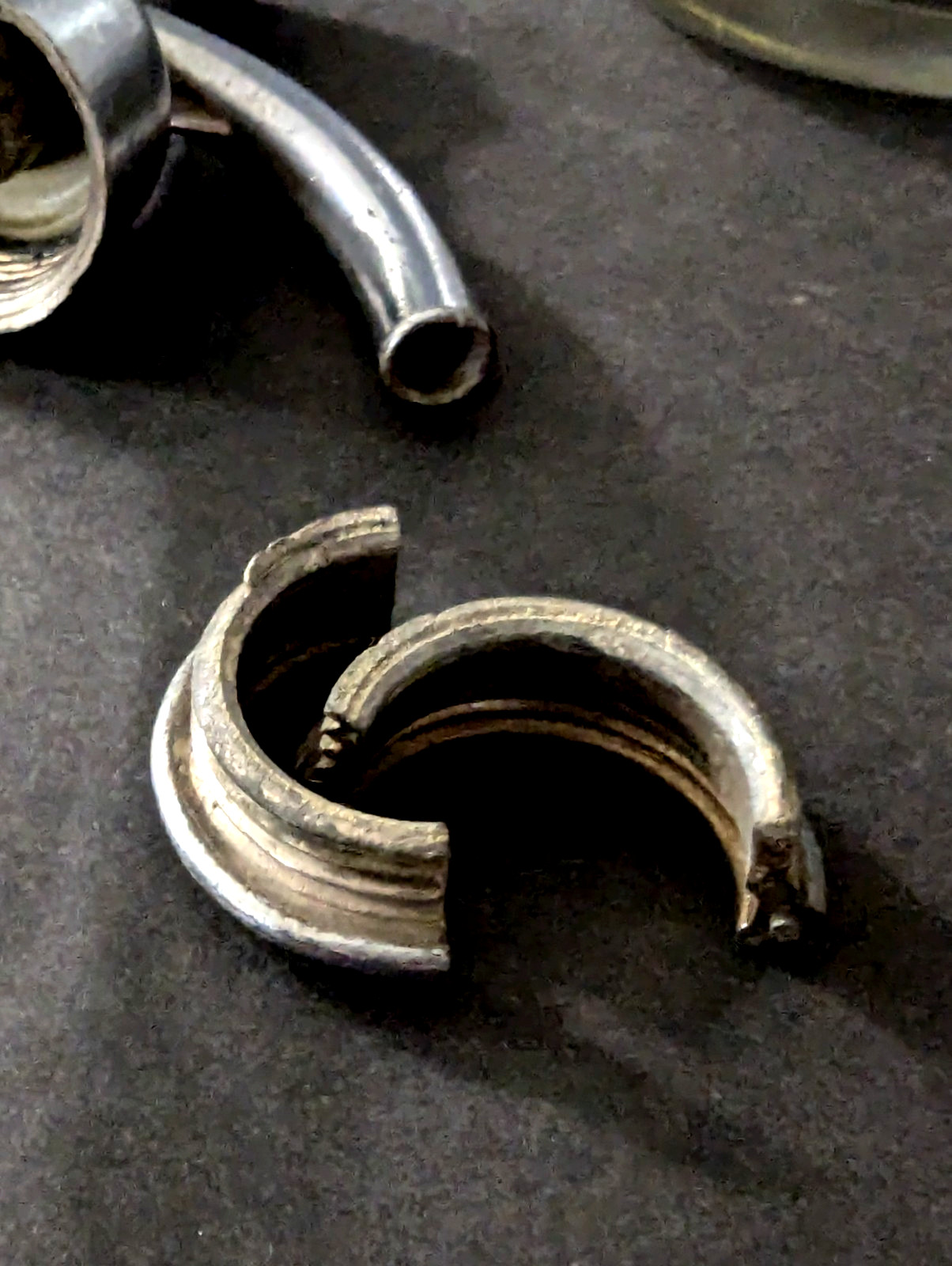 Vtg Clear Glass Seltzer Bottle w/ Removeable Lid w/ "Coca Co A. B. Berlin PA"