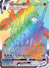 Coalossal VMAX (Secret) 189/185 Vivid Voltage Rainbow Ultra Rare Pokemon Card NM on eBay