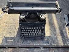 Remington 1920s Portable Black Antique Typewriter Vintage As-Is Parts Repair thumbnail