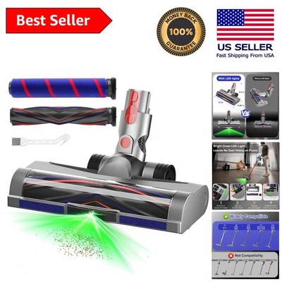 LED Green Light Vacuum Head Replacement for Dyson V7 V8 V10 V11 V15 - 2 Pack