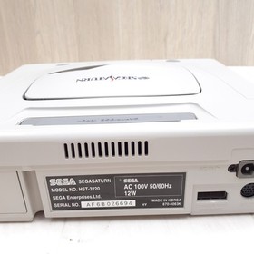 SEGA SATURN CONSOLE Japan White in box CIB S/N MATCH Controller & Memory Boxed