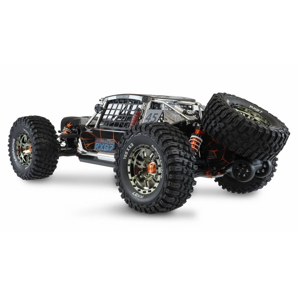 Amewi 22553 AMXRacing RXB7 Buggy 1:7 4WD RTR inkl. 2x 3S LiPo + Lader - schwarz - Bild 4 von 4