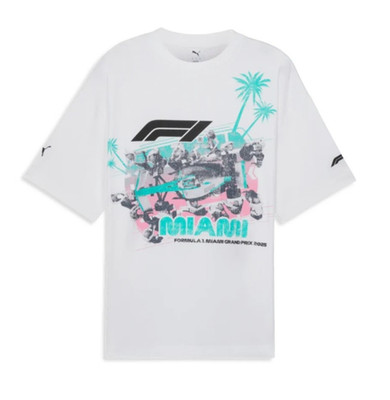 PUMA F1 Miami Pitstop Graphic T-Shirt XXL