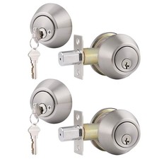 Double Cylinder Deadbolt Door Locks Keyed Ali...